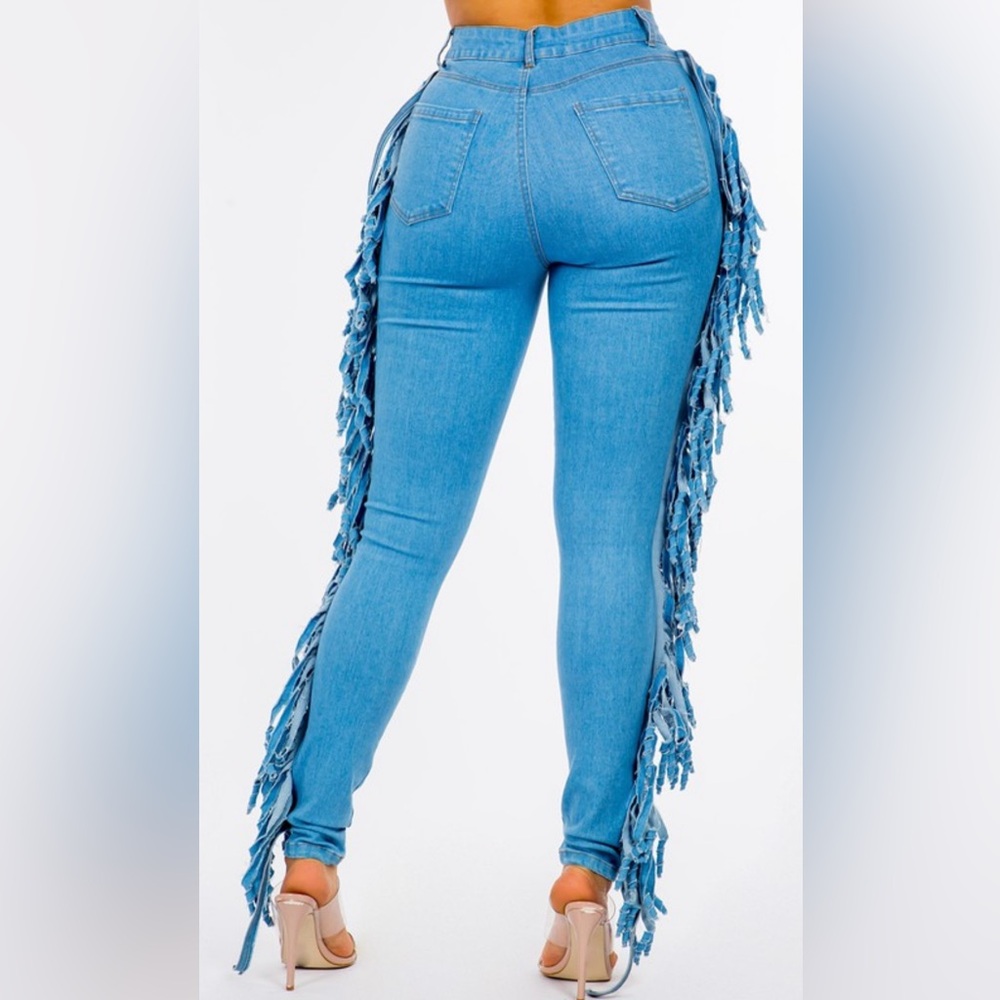 Let’s go girl’s fringe denim (35% off March Madness - Picture 3 of 6